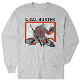 Hockey Tshirt Long Sleeve - Goal Buster