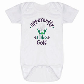Golf Baby One-Piece - Apparently, I Like Golf
