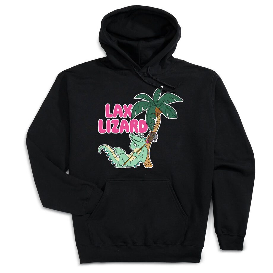 Guys Lacrosse Hooded Sweatshirt - Lax Lizard