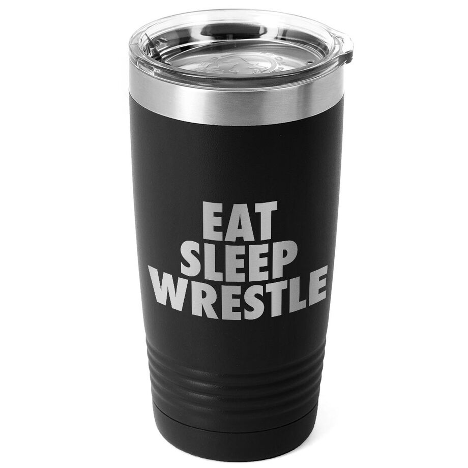 Wrestling 20 oz. Double Insulated Tumbler - Eat Sleep Wrestle