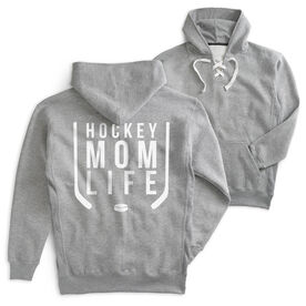 Hockey Sport Lace Sweatshirt - Hockey Mom Life