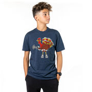 Guys Lacrosse Short Sleeve T-Shirt - Top Cheddar Turkey Tom