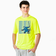 Hockey Short Sleeve Performance Tee - Dangle Snipe Celly Player