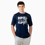 Baseball Short Sleeve Performance Tee - Rip It Flip It