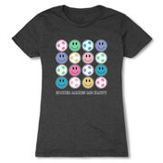 Soccer Women's Everyday Tee - Soccer Makes Me Happy