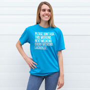 Lacrosse Short Sleeve T-Shirt - All Weekend Lacrosse