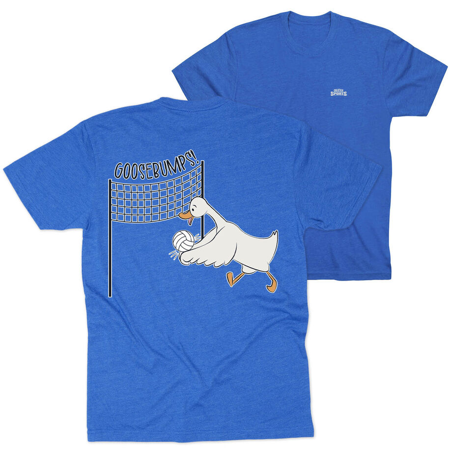 Volleyball Short Sleeve T-Shirt - Goosebumps (Back Design)