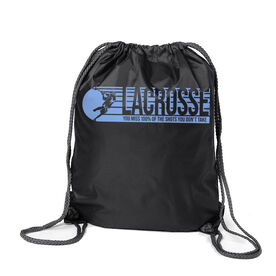 Guys Lacrosse Sport Pack Cinch Sack - 100% Of The Shots