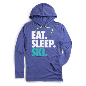 Men's Skiing Lightweight Hoodie - Eat Sleep Ski