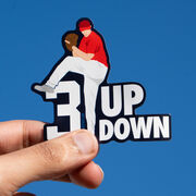 Baseball Sticker - 3 Up 3 Down