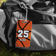 Basketball Bag/Luggage Tag - Personalized Texture Name And Number