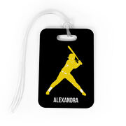 Softball Bag/Luggage Tag - Personalized Softball Batter