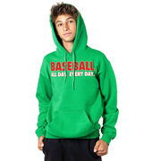 Baseball Hooded Sweatshirt - Baseball All Day Everyday