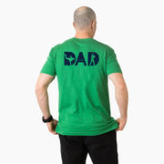 Baseball Short Sleeve T-Shirt - Baseball Dad Silhouette (Back Design)