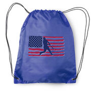 Baseball Drawstring Backpack - Baseball Land That We Love