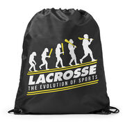 Guys Lacrosse Drawstring Backpack - Evolution of Lacrosse