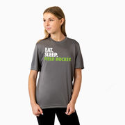 Field Hockey Short Sleeve Performance Tee - Eat. Sleep. Field Hockey.