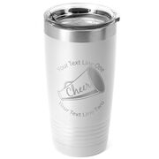 Cheerleading 20 oz. Double Insulated Tumbler - Megaphone Icon