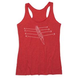 Crew Women's Everyday Tank Top - Crew Row Team Sketch