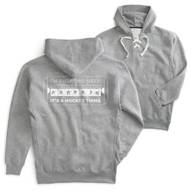 Hockey Sport Lace Sweatshirt - 24-7 Hockey