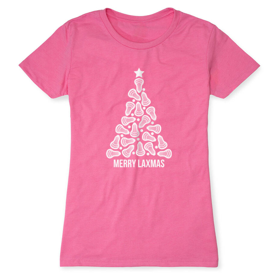 Lacrosse Women's Everyday Tee - Merry Laxmas Tree