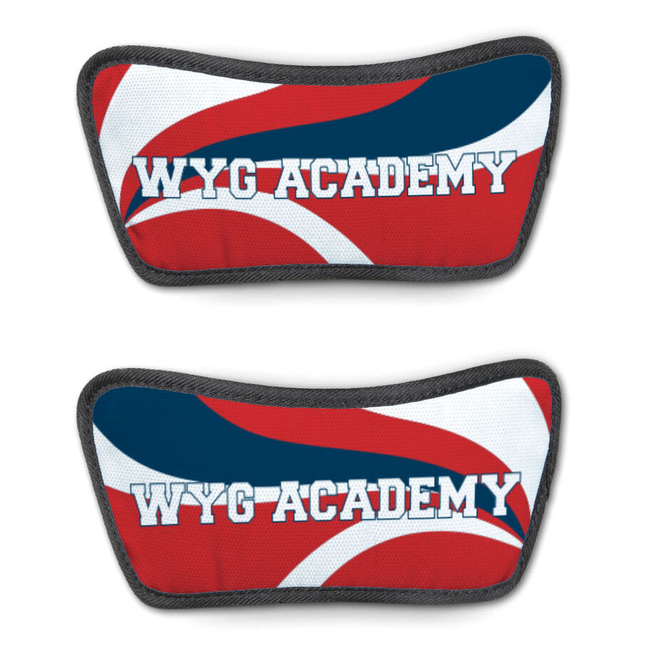 Gymnastics Repwell&reg; Sandal Straps - Your Text With Waves - Personalization Image