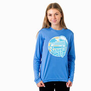 Volleyball Long Sleeve Performance Tee - Serve's Up