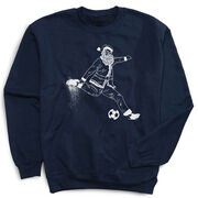 Soccer Crewneck Sweatshirt - Santa Player