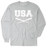 Baseball Tshirt Long Sleeve - USA Baseball