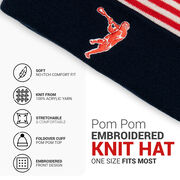 Lacrosse Knit Hat - USA