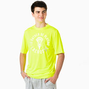 Guys Lacrosse Short Sleeve Performance Tee - I'd Rather Be Playing Lacrosse