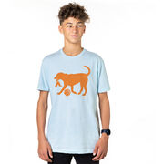 Basketball Tshirt Short Sleeve Baxter The Basketball Dog