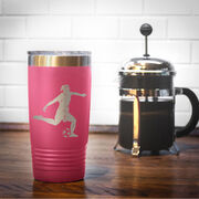 Soccer 20 oz. Double Insulated Tumbler - Female Silhouette
