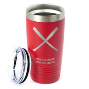 Baseball 20 oz. Double Insulated Tumbler - Crossed Bats Icon