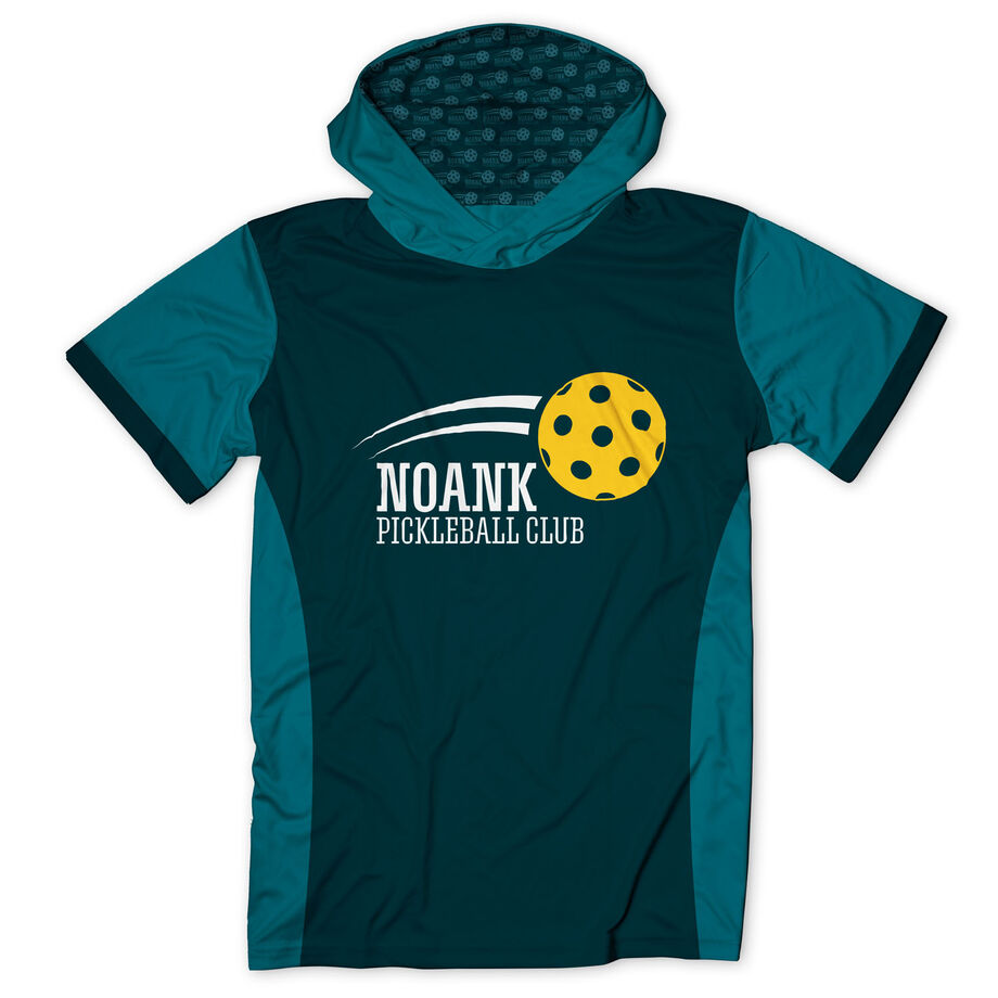 Custom Team Lightweight Short Sleeve ShieldDri Hoodie -  Pickleball
