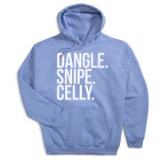Hockey Hooded Sweatshirt - Dangle Snipe Celly Words