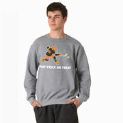 Hockey Crewneck Sweatshirt - Hat-Trick or Treat