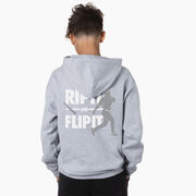 Baseball Hooded Sweatshirt - Rip It Flip It (Back Design)