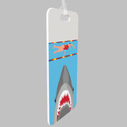 Swimming Bag/Luggage Tag - Shark Attack (Girl Swimmer)