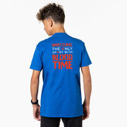 Wrestling Short Sleeve T-Shirt - Blood Time (Back Design)