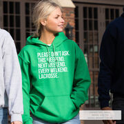 Lacrosse Hooded Sweatshirt - All Weekend Lacrosse