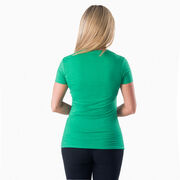 Women's Everyday Runners Tee - Life's Short Run Long (Mountains)