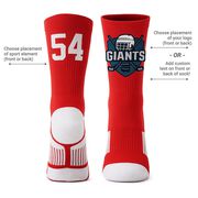 Custom Team Woven Mid-Calf Socks - Hockey