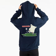 Soccer Hooded Sweatshirt - Soccer Ghoul (Back Design)