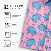 Lacrosse Performance Short Sleeve Button Down Shirt - Bayside