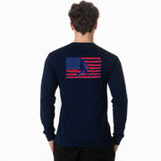 Baseball Tshirt Long Sleeve - Baseball Land That We Love (Back Design)