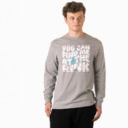 Hockey Tshirt Long Sleeve - You Can Find Me At The Rink