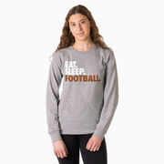 Football Tshirt Long Sleeve - Eat. Sleep. Football