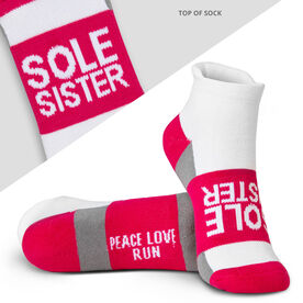 Socrates&reg; Woven Performance Socks Sole Sister (Fuchsia)