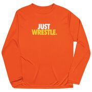 Wrestling Long Sleeve Performance Tee - Just Wrestle